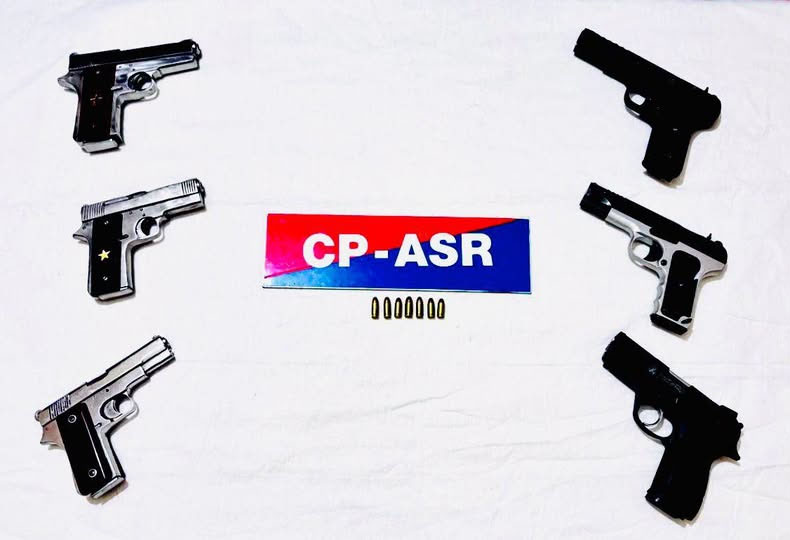 ਅੰਮ੍ਰਿਤਸਰ ''ਚ ਫੜੇ ਗਏ 3 ਹਥਿਆਰ ਤਸਕਰ, 6 ਪਿਸਤੌਲ ਤੇ ਕਾਰਤੂਸ ਵੀ ਬਰਾਮਦ